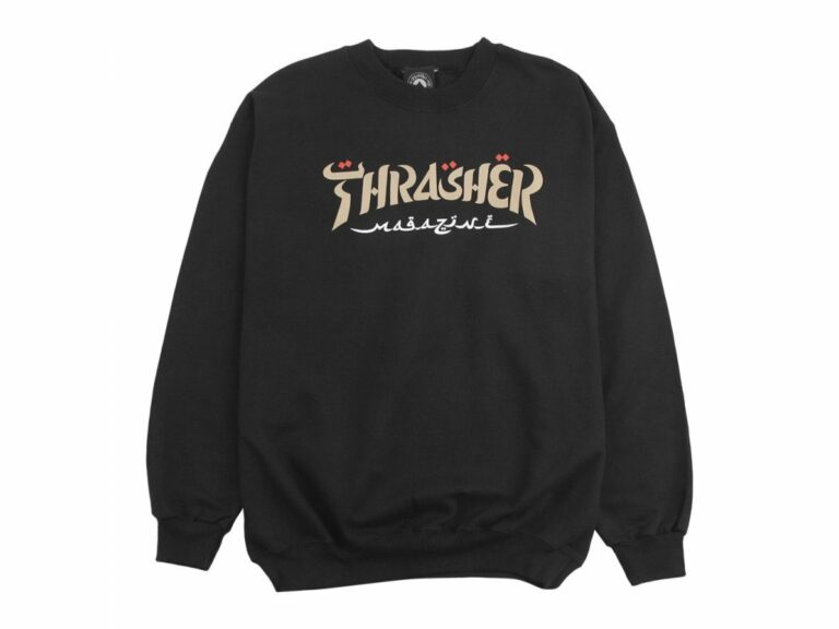 Thrasher Magazine Calligraphy Crewneck Sweatshirt