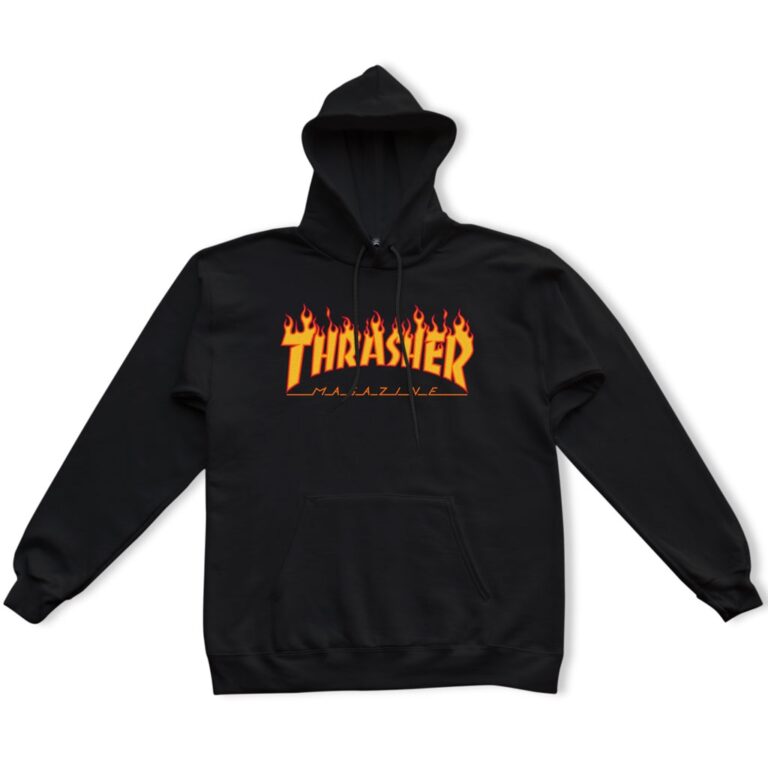 Худі Thrasher Flame Black