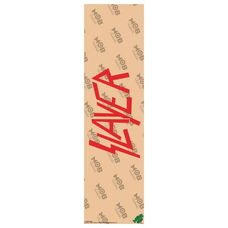 Skateboard Sandpaper Mob Grip x Slayer Clear
