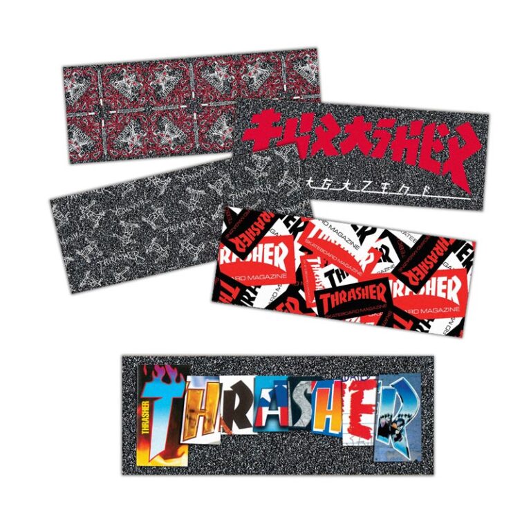 Наждак Для Скейтборду Mob Grip Thrasher Grip Strips ( 5 шматочків наждака )