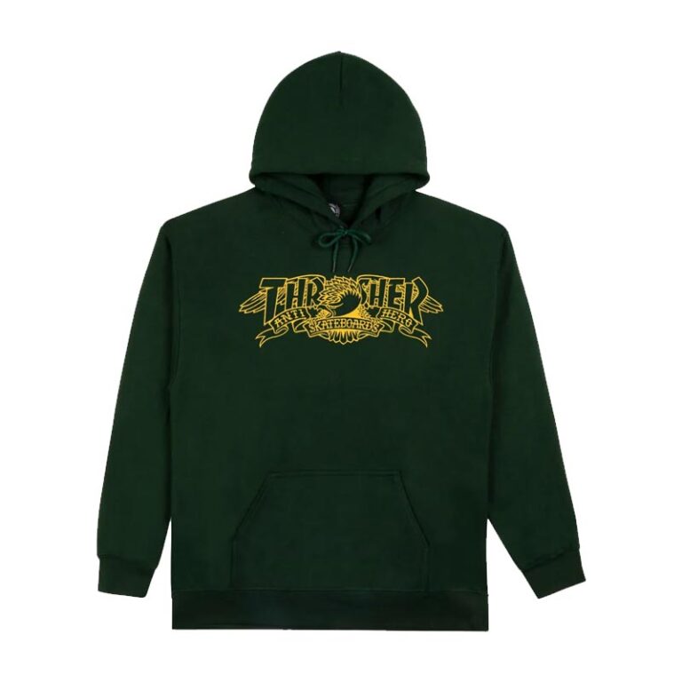 Худі Thrasher x Anti Hero MAG BANNER FOREST GREEN