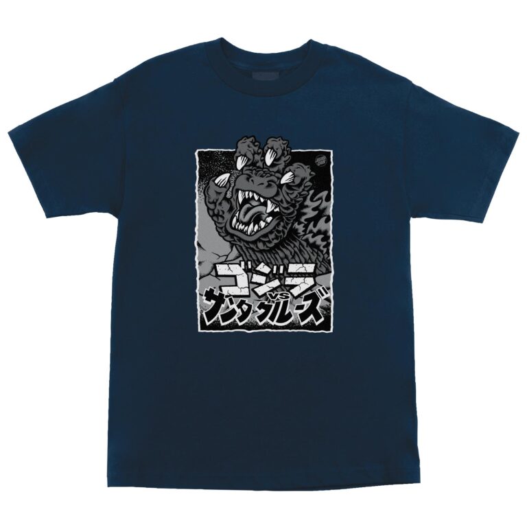 Футболка Santa Cruz Godzilla Hand Front (navy)