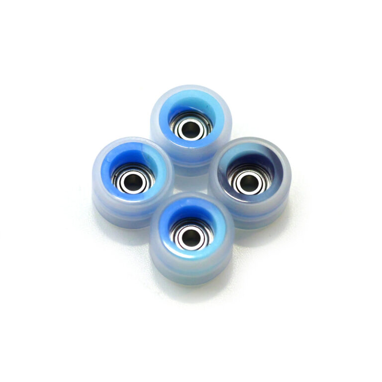 Колеса Для Фінгерборда Flatface Dual Durometer Bearing Wheels Ocean Swirl/Clear