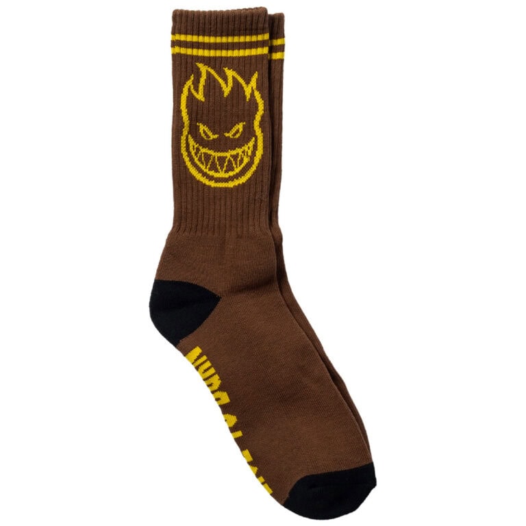 Шкарпетки Spitfire BIGHEAD BWN/GOLD
