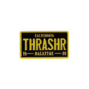 Thrasher Lapel Pin License Plate