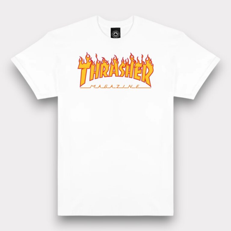 Футболка Thrasher Flame White