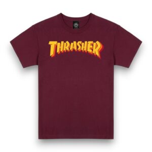 Футболка Thrasher STACKED maroon
