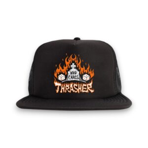 Кепка Thrasher WHO CARES BY NECKFACE  black