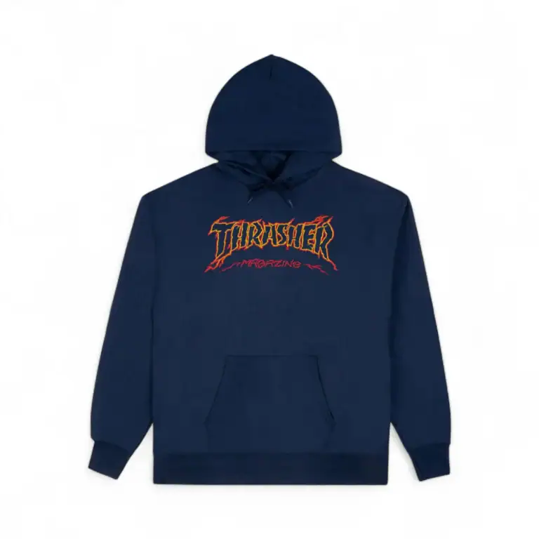 Худі THRASHER CRACKED BY EXTEENAGER Navy