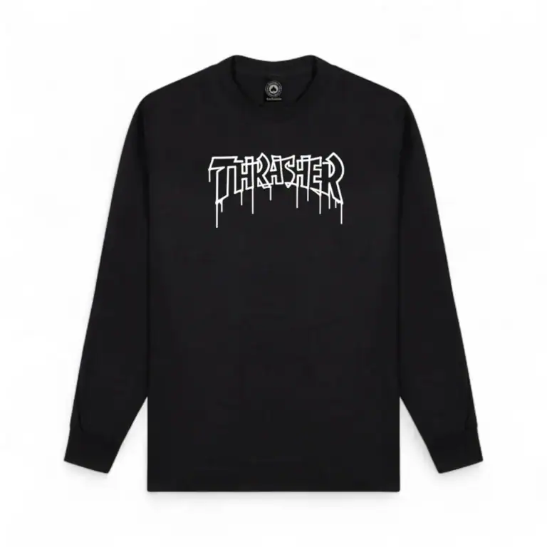 Лонгслів Thrasher ONE LINER Black