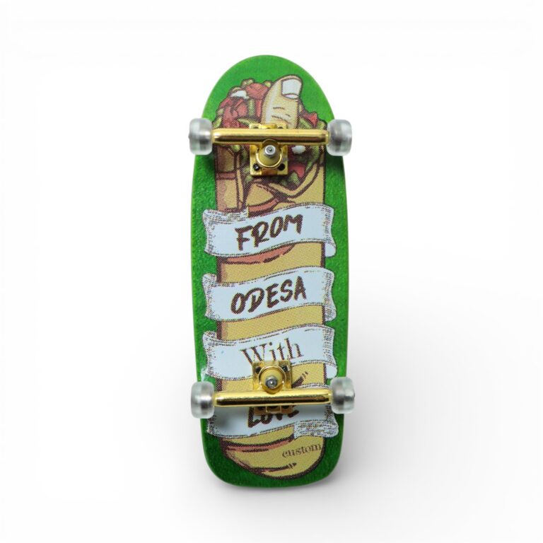 Фінгерборд Custom Pro From Odesa Old School 34mm Green