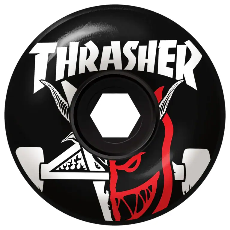 Колеса Для Скейтборда Spitfire X THRASHER 80HD CLASSIC FULL THRASH & BURN BLACK 56
