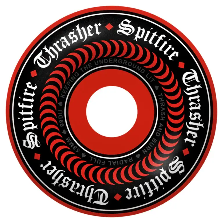 Колеса Для Скейтборда Spitfire X THRASHER F4 99 RADIAL FULL OATH RED 58
