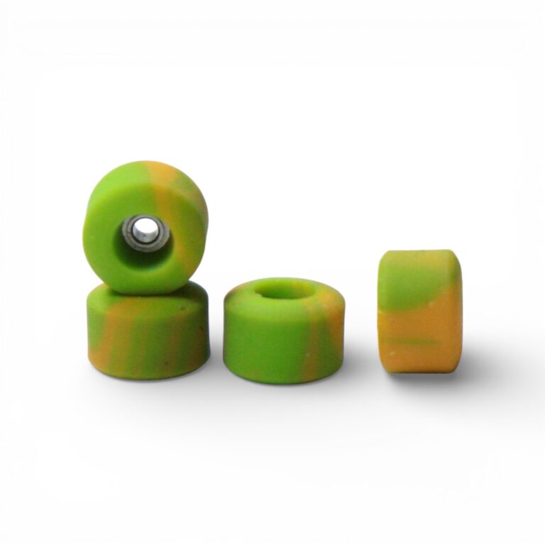 Колеса Для Фінгерборда Industry Recycled 8mm Green/Orange Swirl