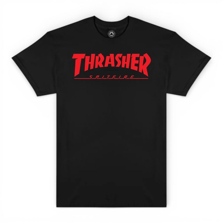 Футболка THRASHER X SPITFIRE BIG HEAD JAKE BLACK
