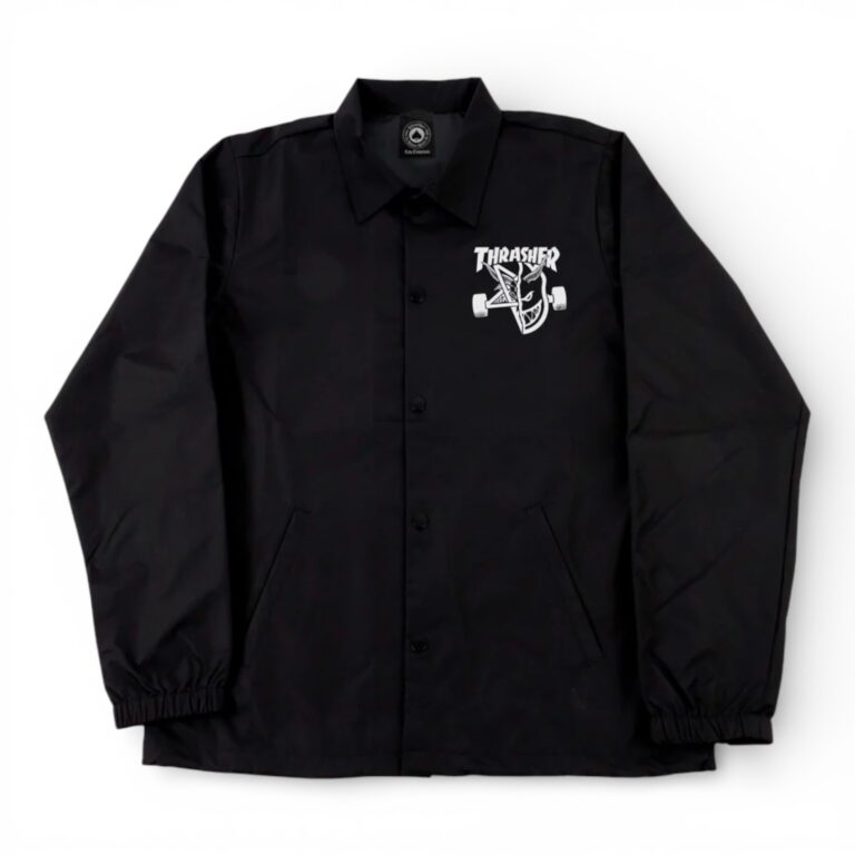 Куртка THRASHER X SPITFIRE THRASH & BURN COACH JACKET BLACK