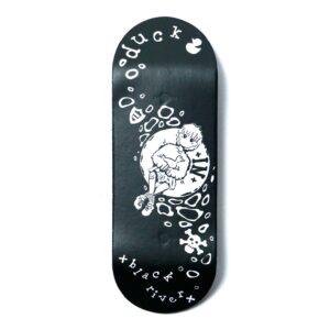 Дошка Для Фінгерборда FlatFace G16 Matte "Blackriver x Duck" on White 33.6mm