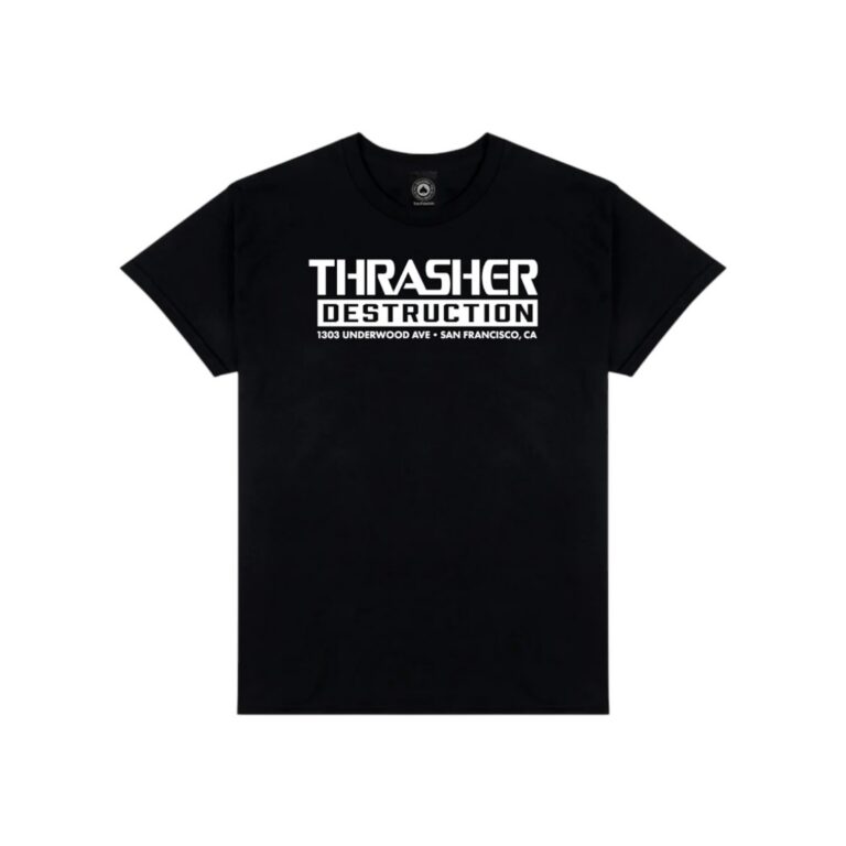 Футболка Thrasher DESTRUCTION  BLACK