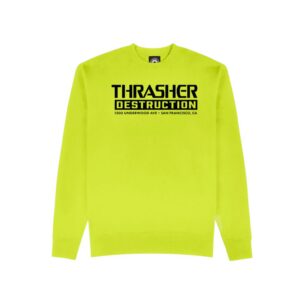 Крюнек THRASHER DESTRUCTION SAFETY GREEN