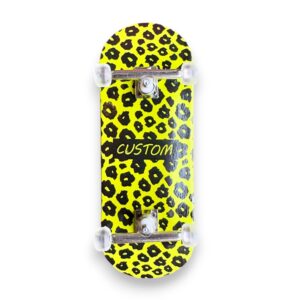 Фінгерборд Custom Pro Leo neon green/black 34mm