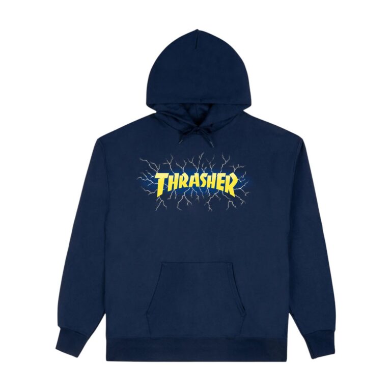 Худі THRASHER LIGHTNING NAVY