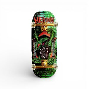 Фінгерборд Custom Pro X Heroin Skateboards Swampy Knock Off 36mm