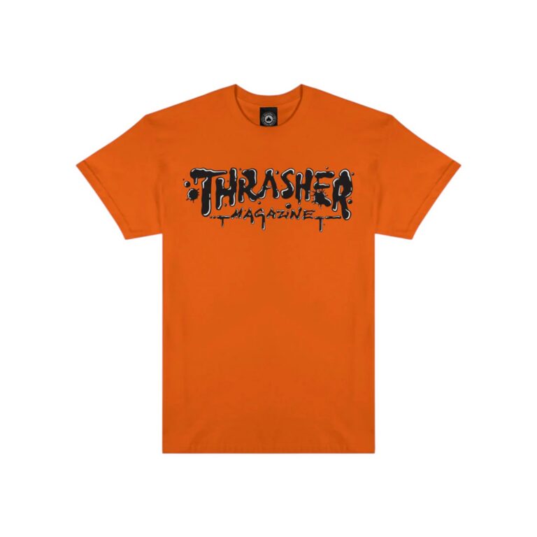 Футболка Thrasher WET PAINT ORANGE