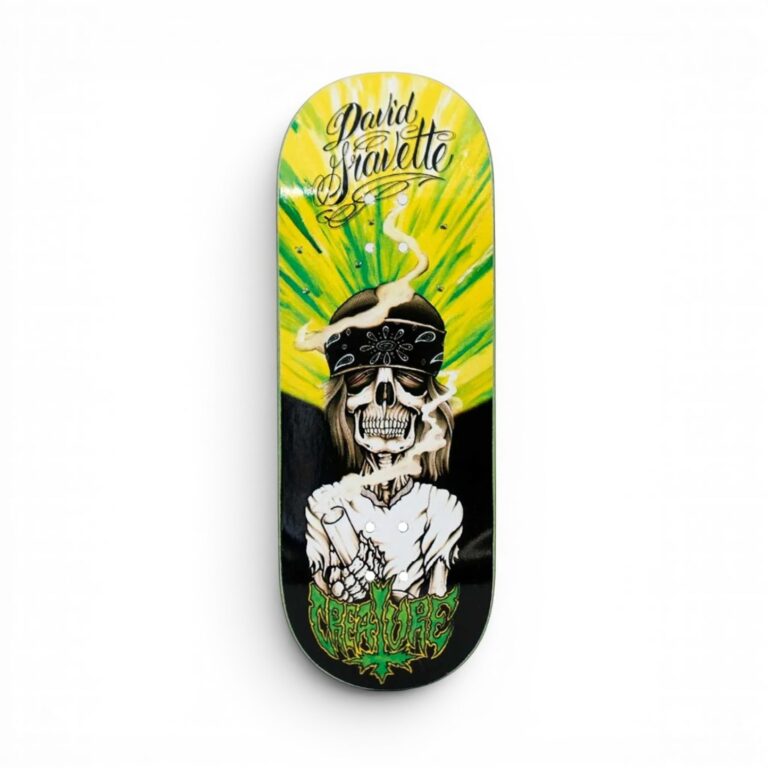 Дошка Для Фінгерборда Joycult x Creature Gravette Hippie Skull Deck 34mm
