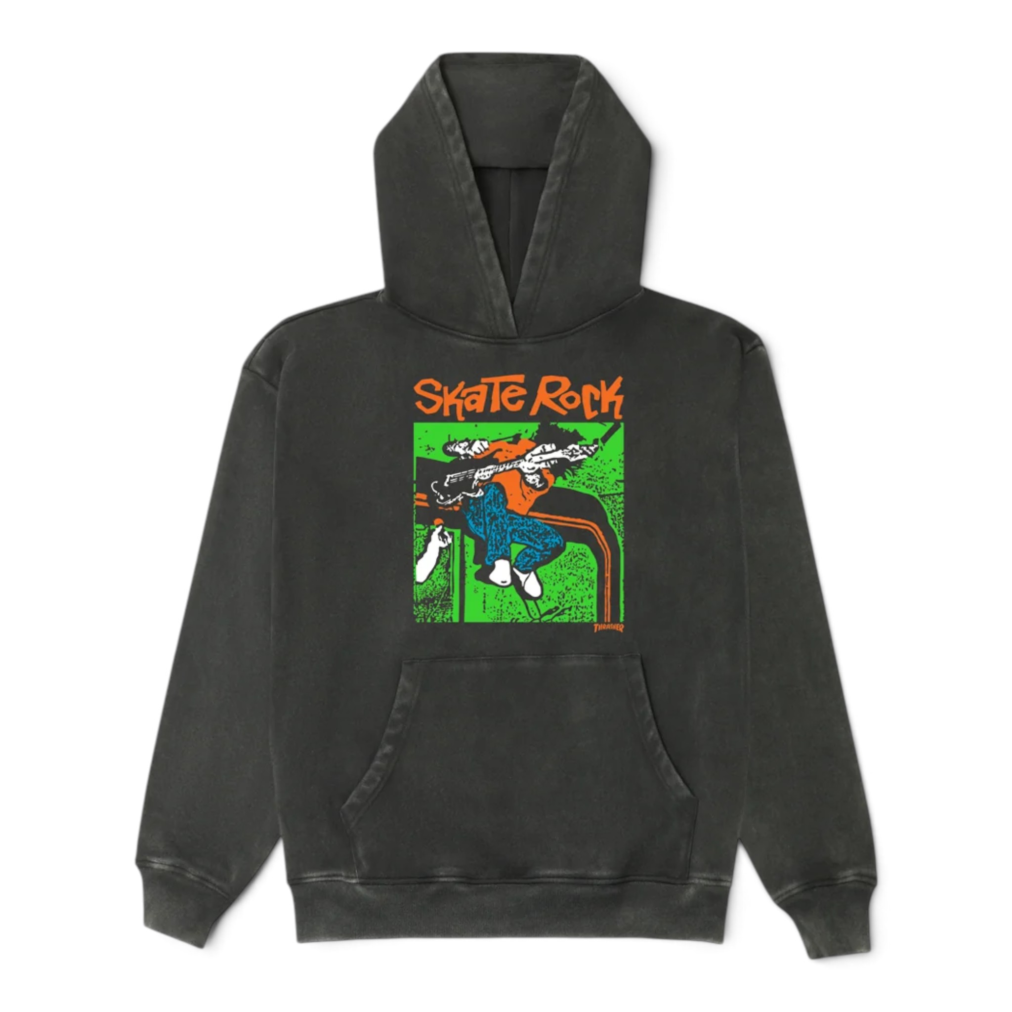 Худі THRASHER SKATE ROCK VOL. II VINTAGE HEAVYWEIGHT BLACK - Зображення 1